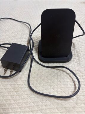 Logitech Black Wireless Charging Stand with Power Adapter